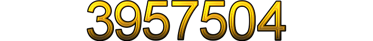 Number 3957504 Number 3957504