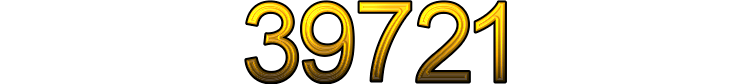 Number 39721