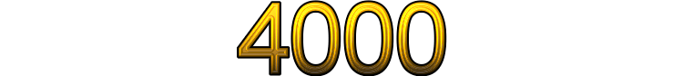 Number 4000