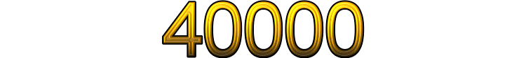 Number 40000