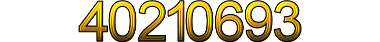 Number 40210693