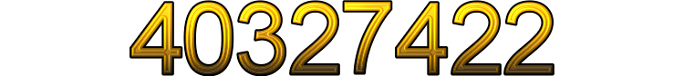 Number 40327422