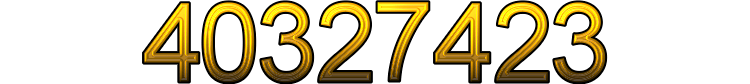 Number 40327423