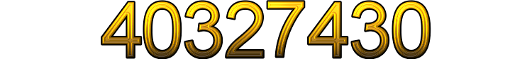 Number 40327430