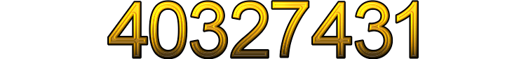 Number 40327431