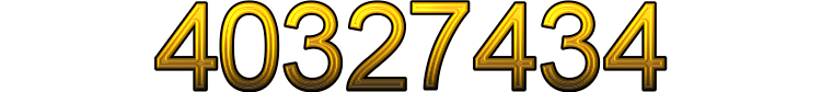 Number 40327434