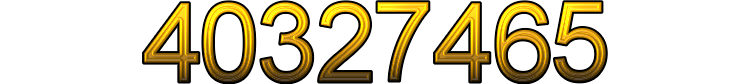 Number 40327465