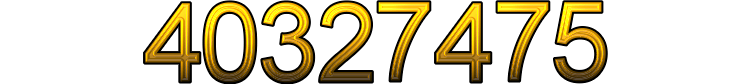 Number 40327475