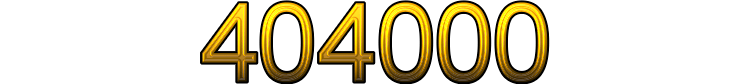 Number 404000