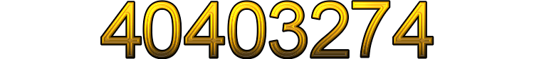Number 40403274