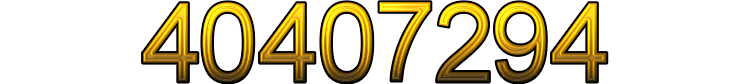 Number 40407294
