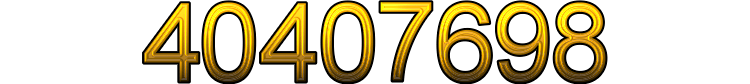 Number 40407698 Number 40407698