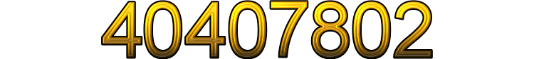 Number 40407802 Number 40407802