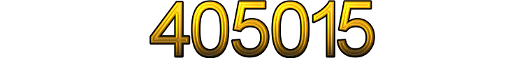 Number 405015