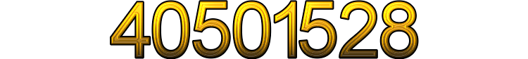 Number 40501528