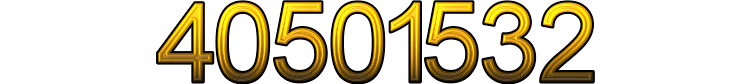 Number 40501532 Number 40501532