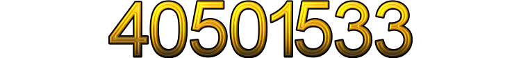 Number 40501533 Number 40501533