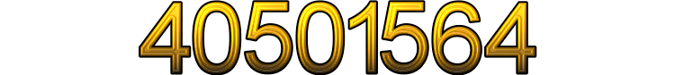 Number 40501564