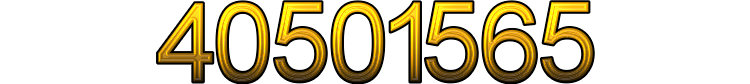 Number 40501565