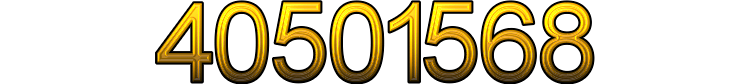 Number 40501568