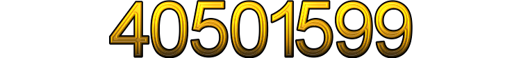 Number 40501599 Number 40501599