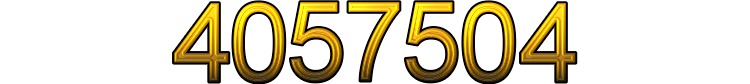 Number 4057504 Number 4057504