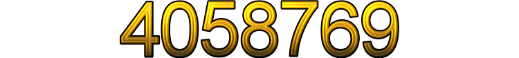 Number 4058769