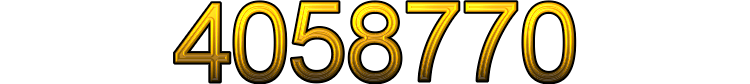 Number 4058770