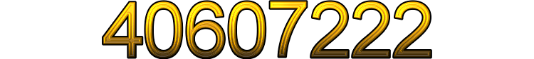Number 40607222