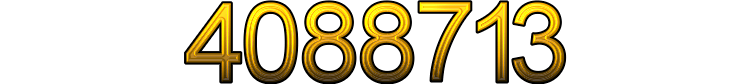 Number 4088713 Number 4088713
