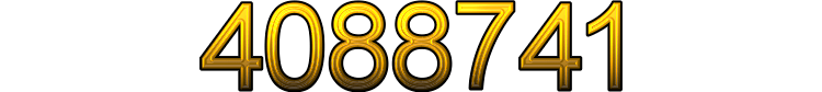 Number 4088741