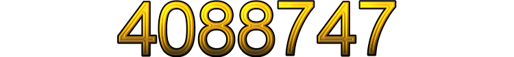 Number 4088747