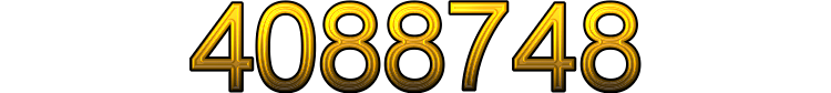 Number 4088748
