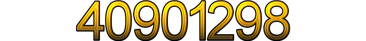 Number 40901298