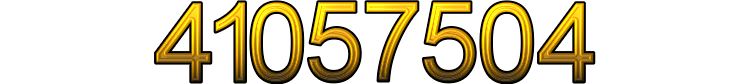 Number 41057504
