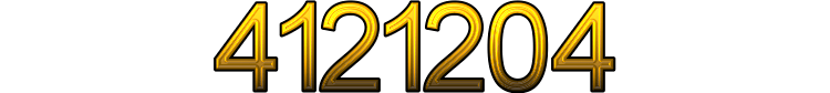 Number 4121204