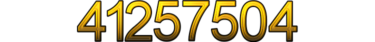 Number 41257504