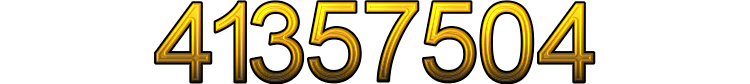 Number 41357504