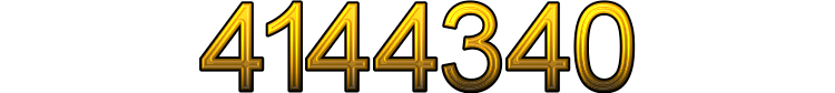 Number 4144340