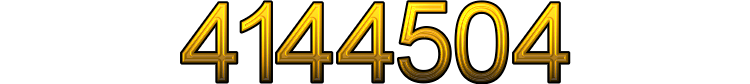 Number 4144504