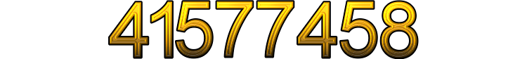 Number 41577458 Number 41577458