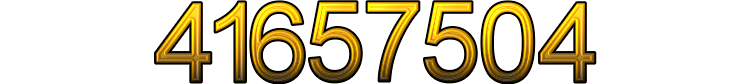 Number 41657504 Number 41657504