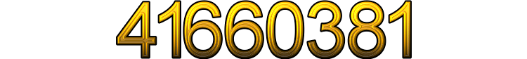Number 41660381