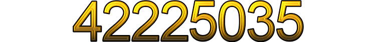 Number 42225035