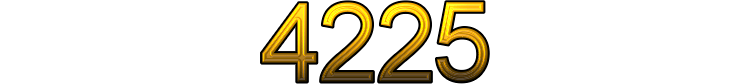 Number 4225