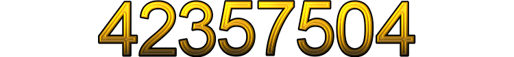 Number 42357504