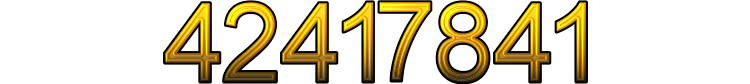 Number 42417841