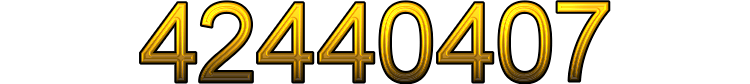 Number 42440407 Number 42440407