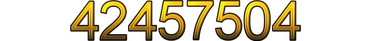 Number 42457504