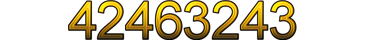 Number 42463243 Number 42463243